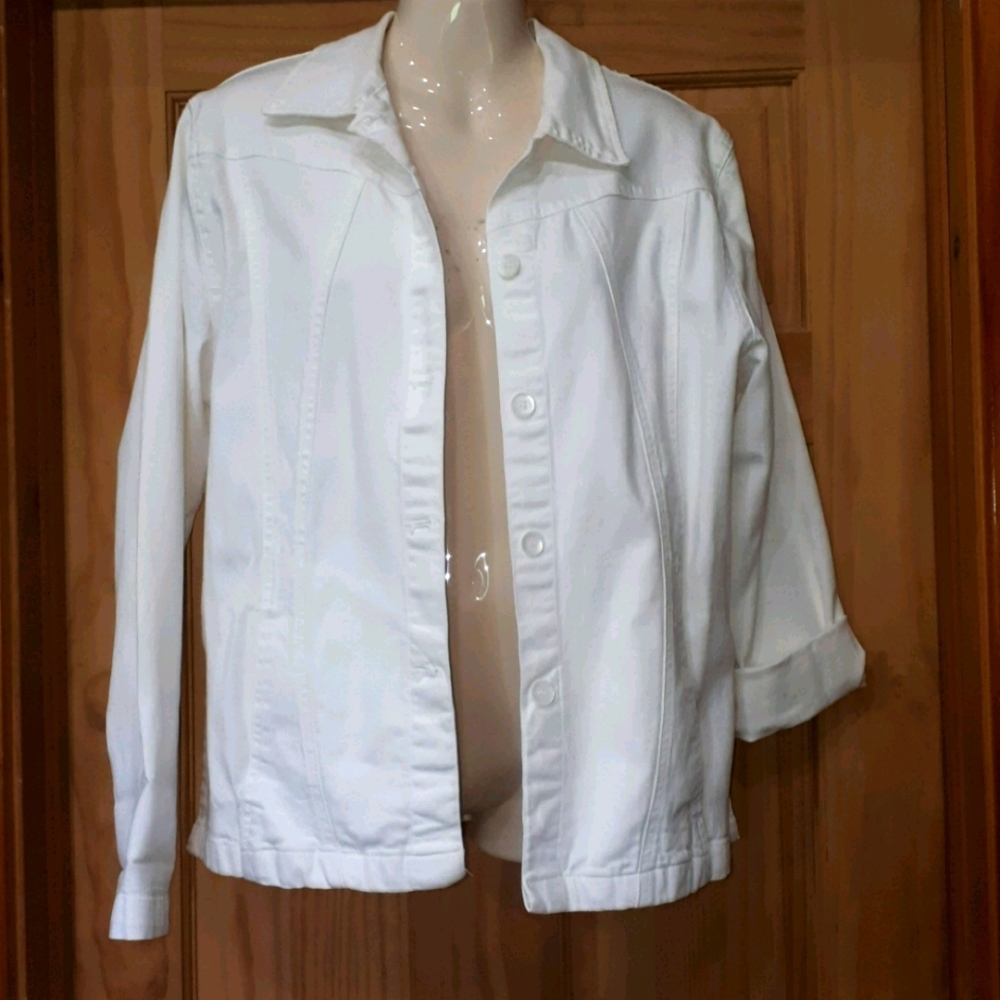 White Denim Jacket